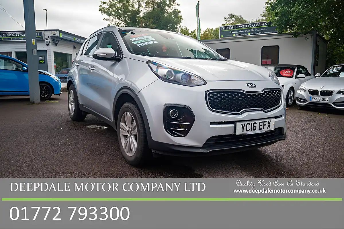 Used 2016 Kia Sportage 2 Euro 6 (s/S) Silver Frost - Front View