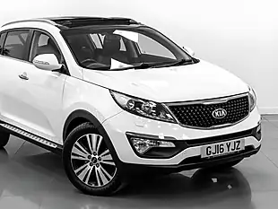 Used 2016 Kia Sportage Ecodynamics 3 White - Interior and Exterior details 8