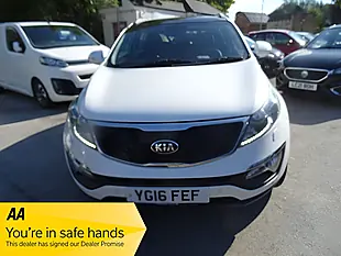Used 2016 Kia Sportage Ecodynamics 4 White - Interior and Exterior details 2
