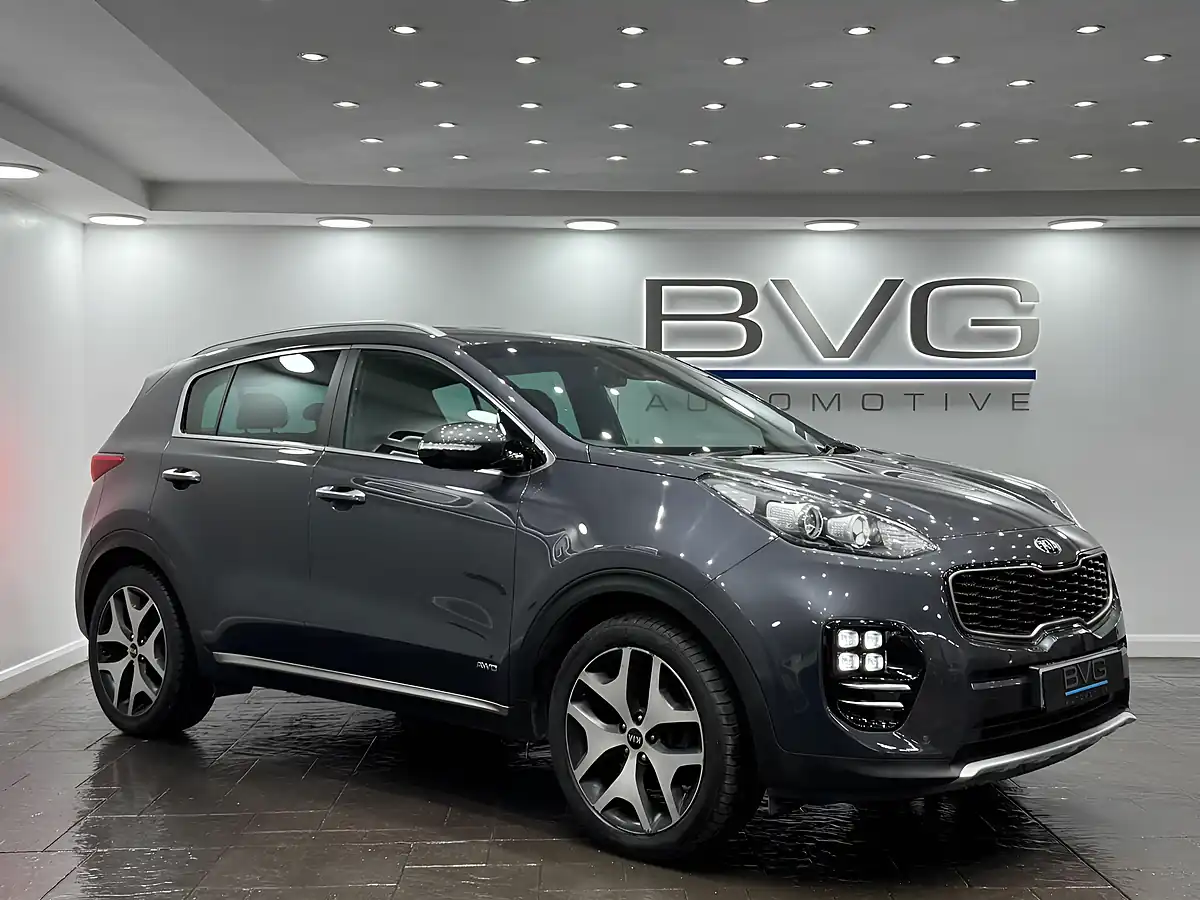 Used 2016 Kia Sportage GT-Line Silver - Front View