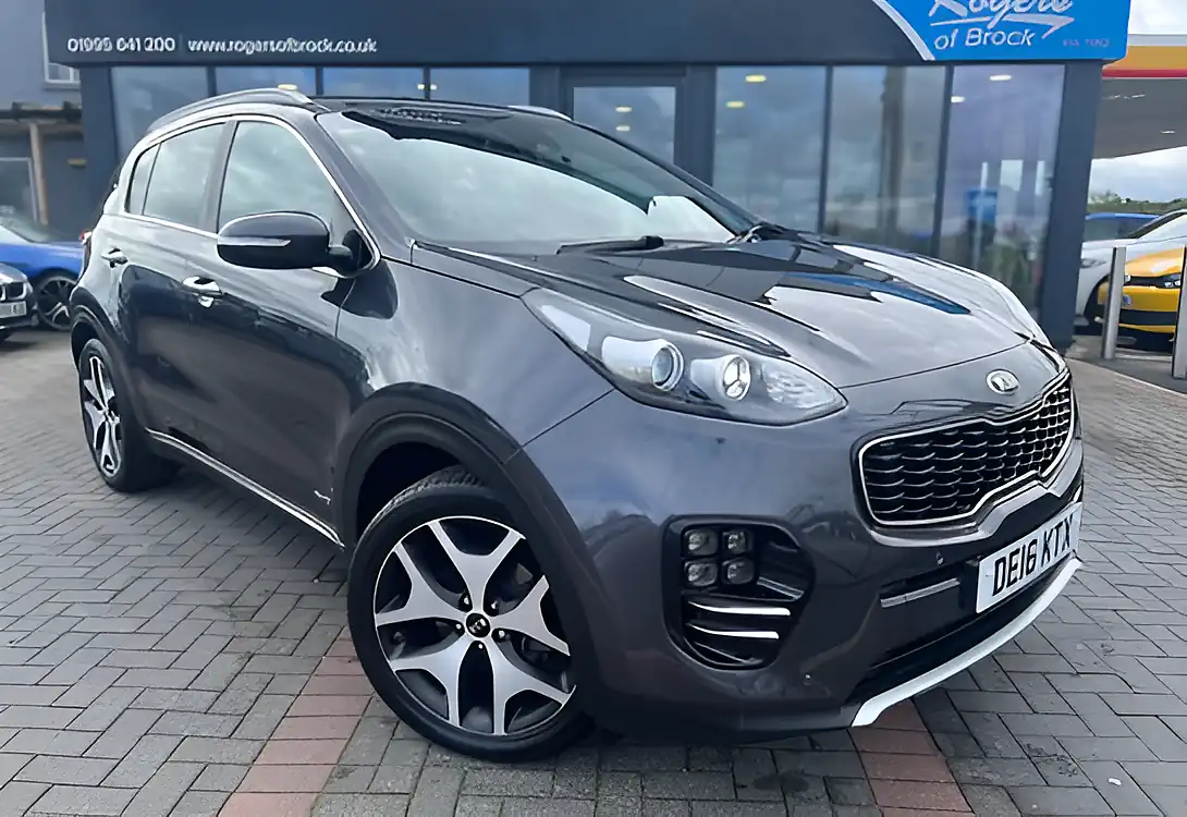 Used 2016 Kia Sportage GT-Line Silver - Front View