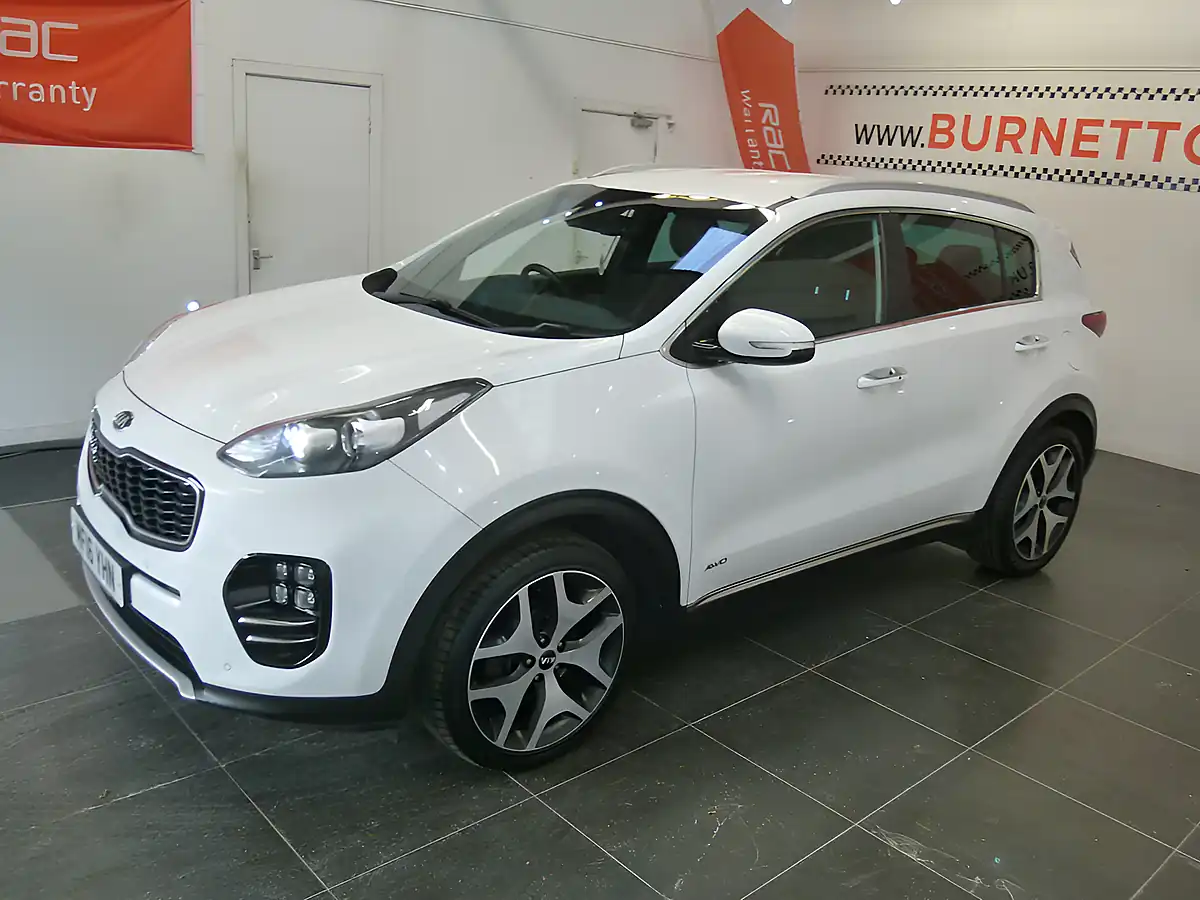 Used 2016 Kia Sportage GT-Line White - Interior and Exterior details 11