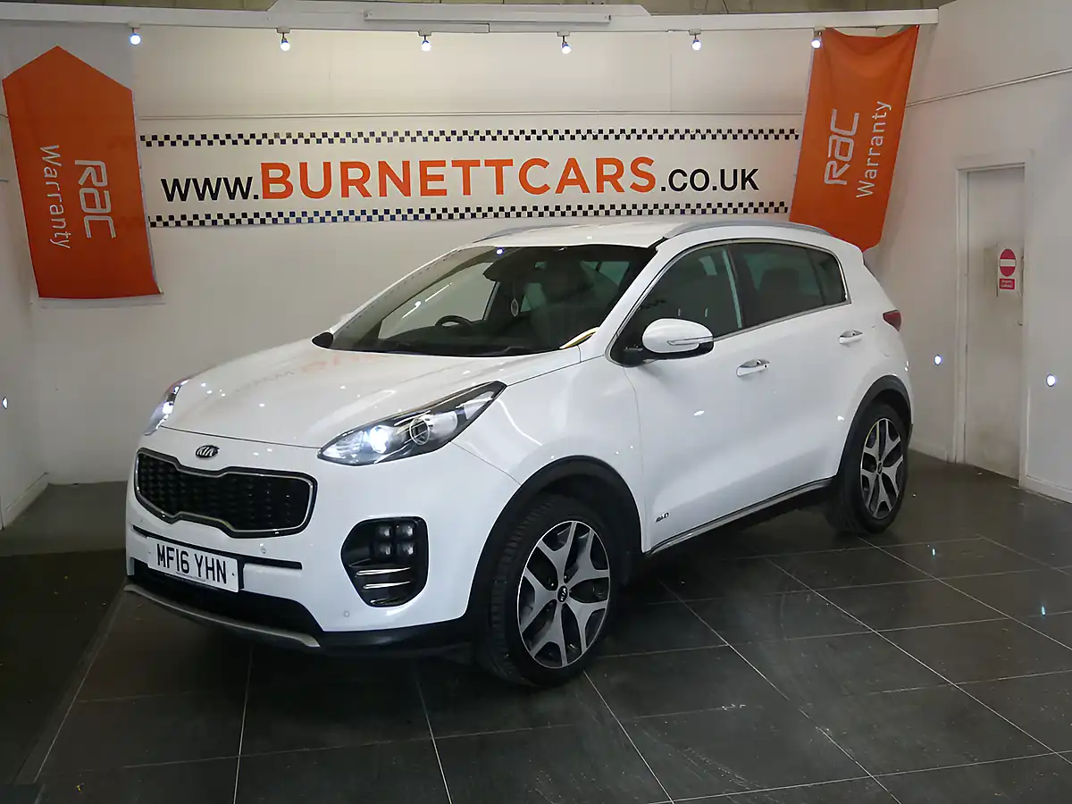 Used 2016 Kia Sportage GT-Line White - Interior and Exterior details 2