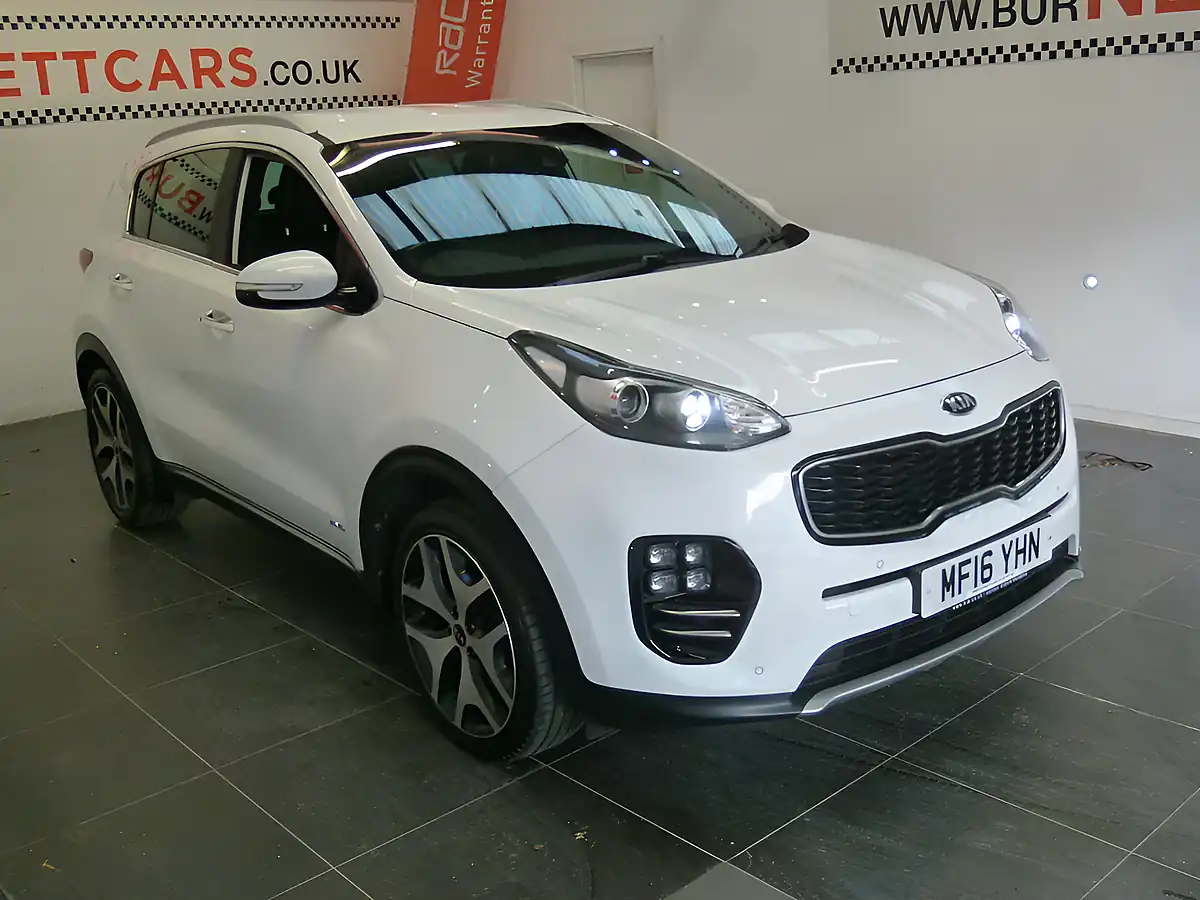 Used 2016 Kia Sportage GT-Line White - Interior and Exterior details 3