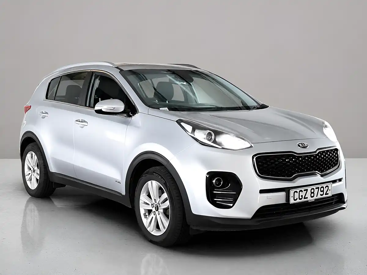 Used 2016 Kia Sportage KX-2 Silver - Front View