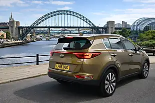 Used 2016 Kia Sportage KX-3 Green - Interior and Exterior details 2