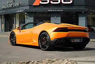 Used 2016 Lamborghini Huracan Spyder Ldf Arancio Borealis - Interior and Exterior details 2