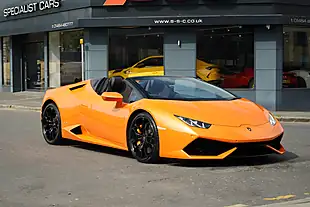 Used 2016 Lamborghini Huracan Spyder Ldf Arancio Borealis - Interior and Exterior details 5