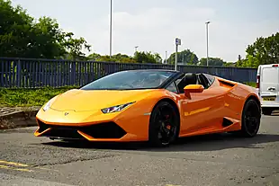 Used 2016 Lamborghini Huracan Spyder Ldf Arancio Borealis - Interior and Exterior details 7
