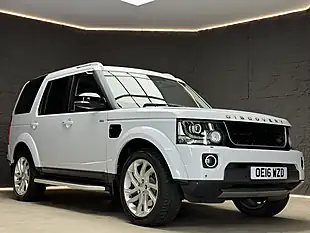 Used 2016 Land Rover Discovery 4 Landmark White - Interior and Exterior details 3
