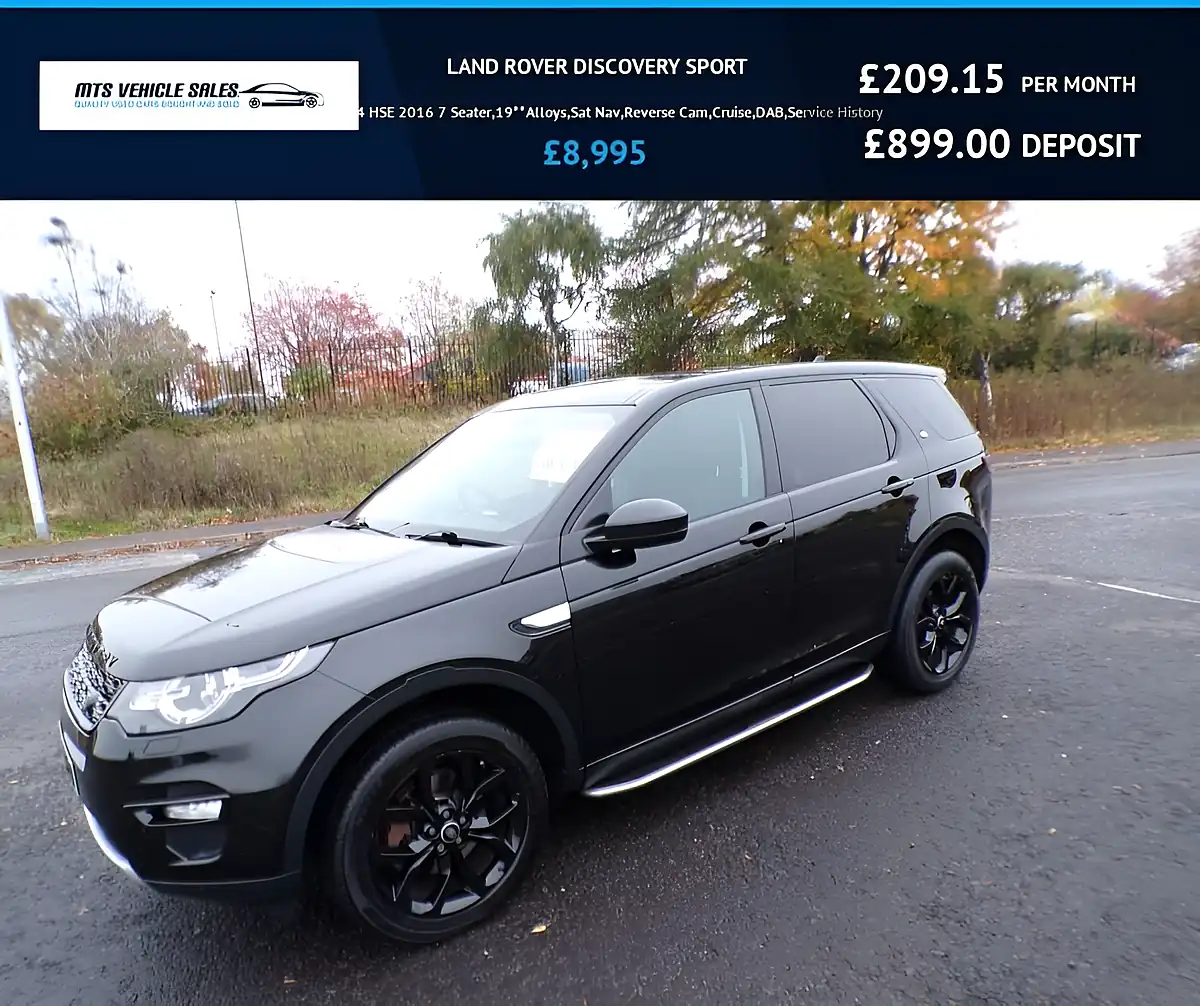 Used 2016 Land Rover Discovery Sport Hse Black - Interior and Exterior details 10