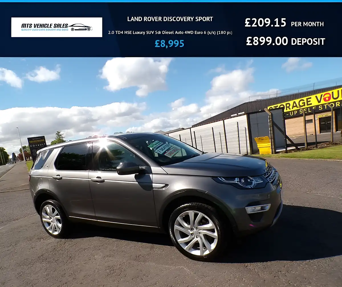 Used 2016 Land Rover Discovery Sport Hse Grey - Front View