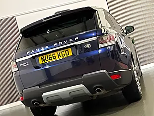 Used 2016 Land Rover Range Rover Sport Hse Blue - Interior and Exterior details 11