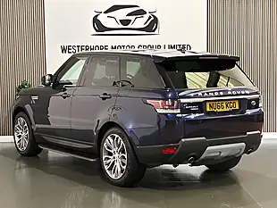 Used 2016 Land Rover Range Rover Sport Hse Blue - Interior and Exterior details 2