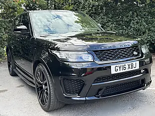 Used 2016 Land Rover Range Rover Sport Svr Black - Interior and Exterior details 2