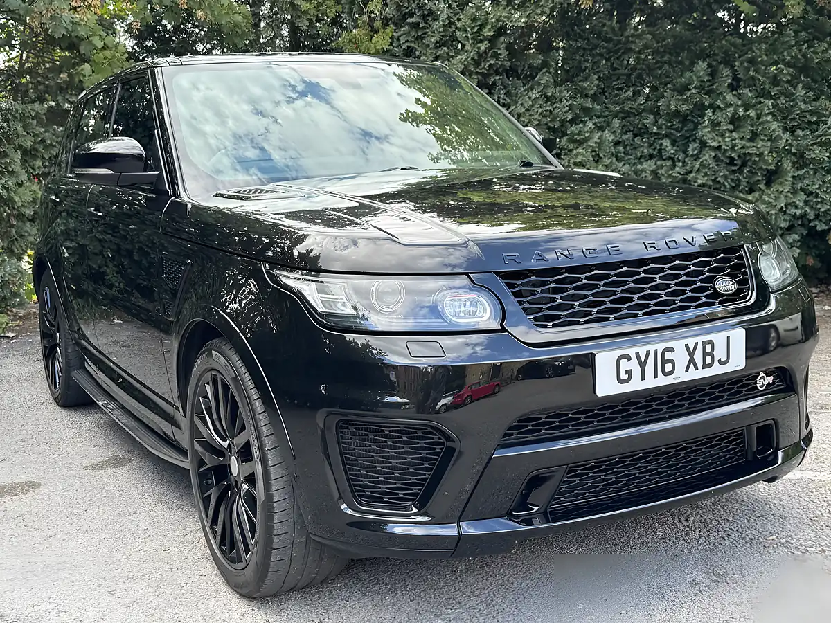 Used 2016 Land Rover Range Rover Sport Svr Black - Interior and Exterior details 2