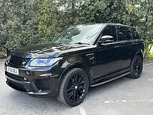 Used 2016 Land Rover Range Rover Sport Svr Black - Interior and Exterior details 4
