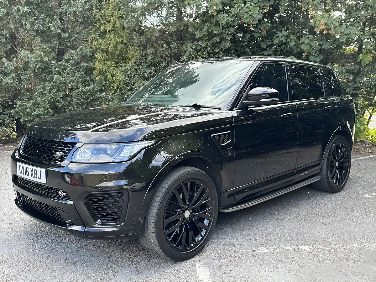 Used 2016 Land Rover Range Rover Sport Svr Black - Interior and Exterior details 4