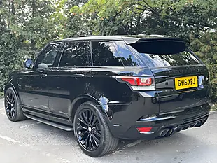 Used 2016 Land Rover Range Rover Sport Svr Black - Interior and Exterior details 8