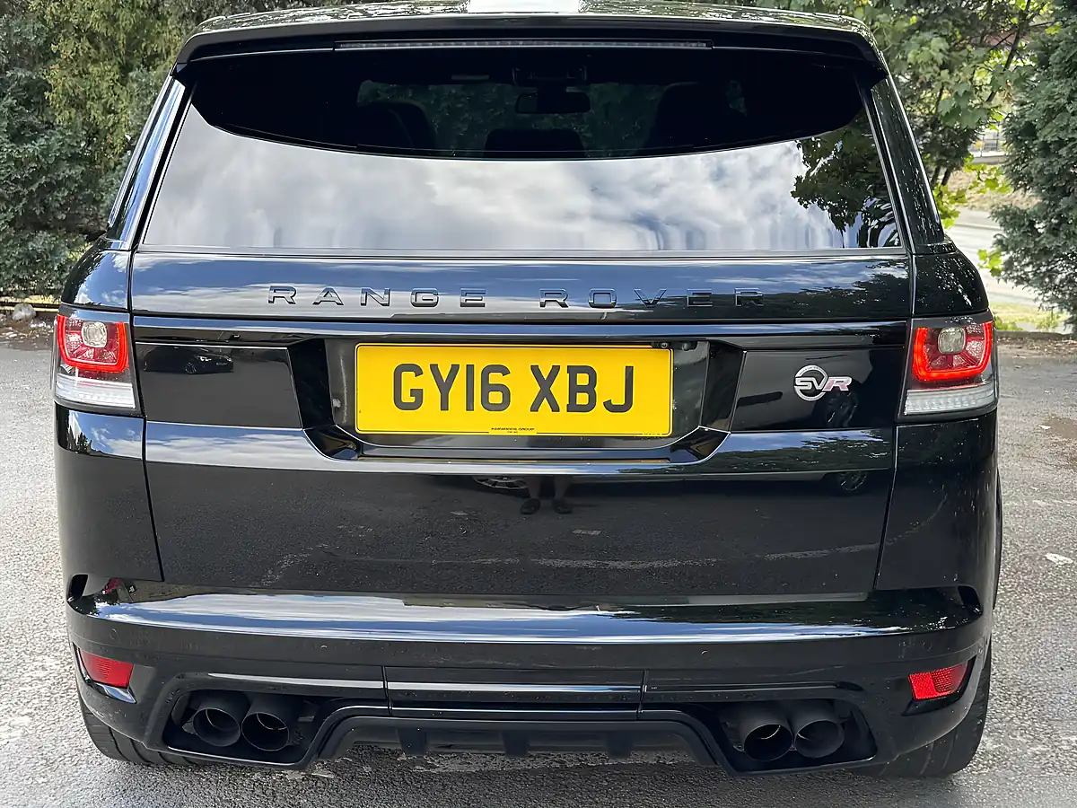 Used 2016 Land Rover Range Rover Sport Svr Black - Interior and Exterior details 9
