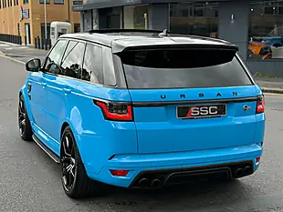 Used 2016 Land Rover Range Rover Sport Svr Blue - Interior and Exterior details 10