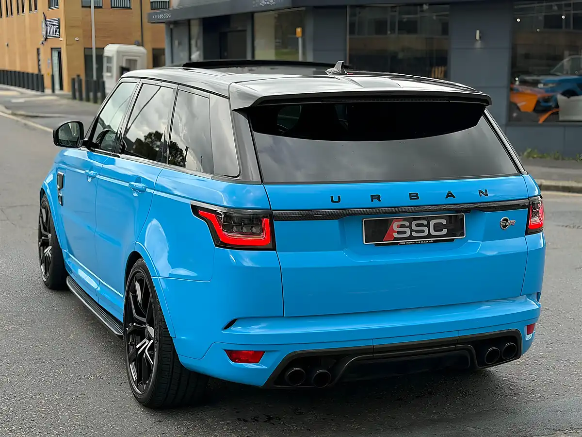 Used 2016 Land Rover Range Rover Sport Svr Blue - Interior and Exterior details 10