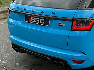 Used 2016 Land Rover Range Rover Sport Svr Blue - Interior and Exterior details 11