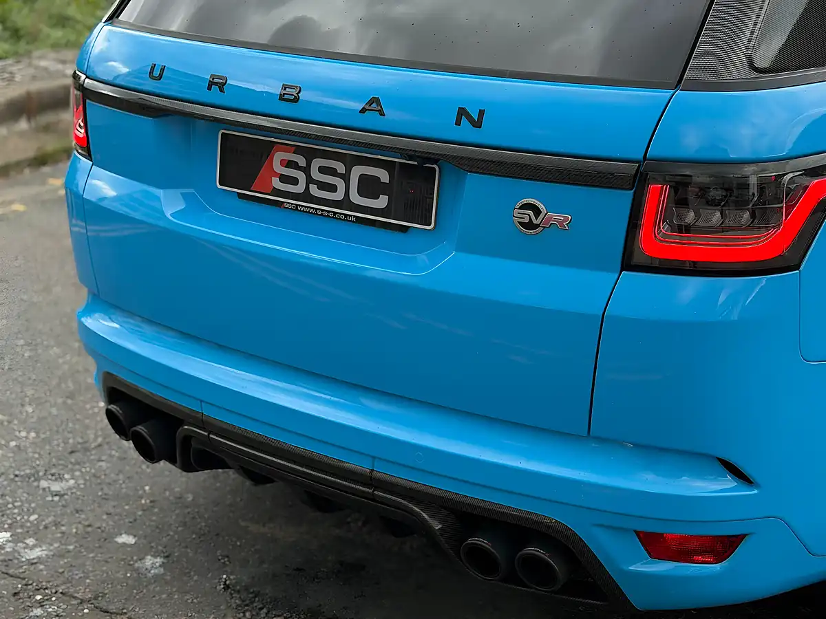 Used 2016 Land Rover Range Rover Sport Svr Blue - Interior and Exterior details 11