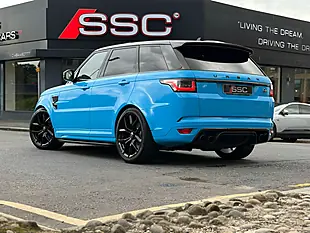 Used 2016 Land Rover Range Rover Sport Svr Blue - Interior and Exterior details 2