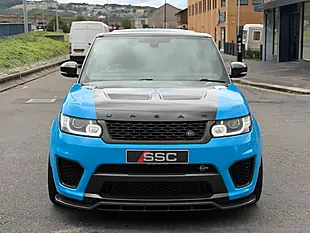 Used 2016 Land Rover Range Rover Sport Svr Blue - Interior and Exterior details 6