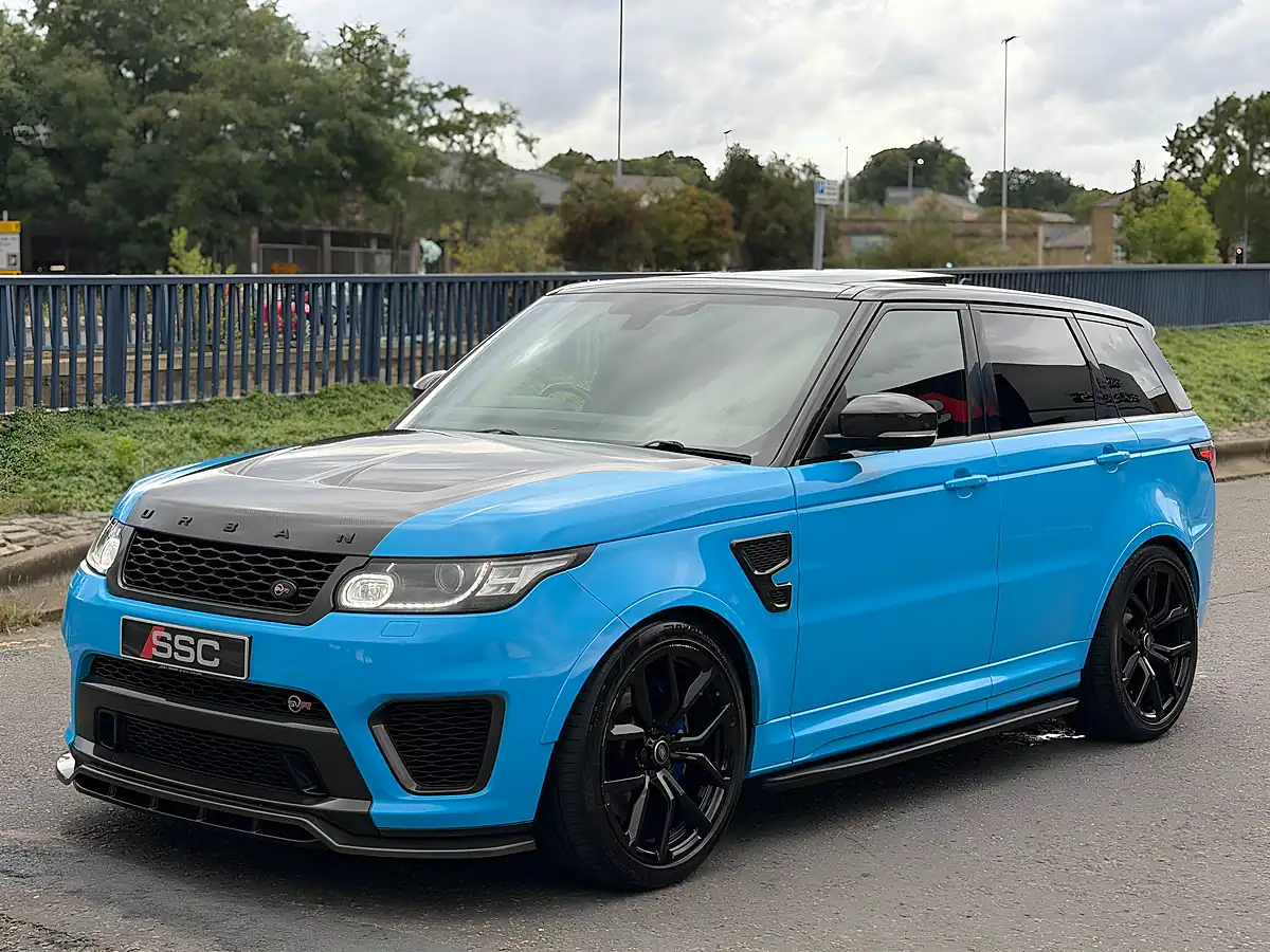 Used 2016 Land Rover Range Rover Sport Svr Blue - Interior and Exterior details 7