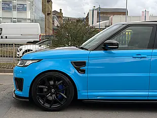 Used 2016 Land Rover Range Rover Sport Svr Blue - Interior and Exterior details 9