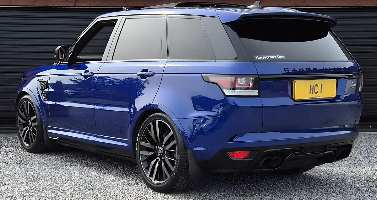 Used 2016 Land Rover Range Rover Sport Svr Estoril Blue Metallic - Interior and Exterior details 2
