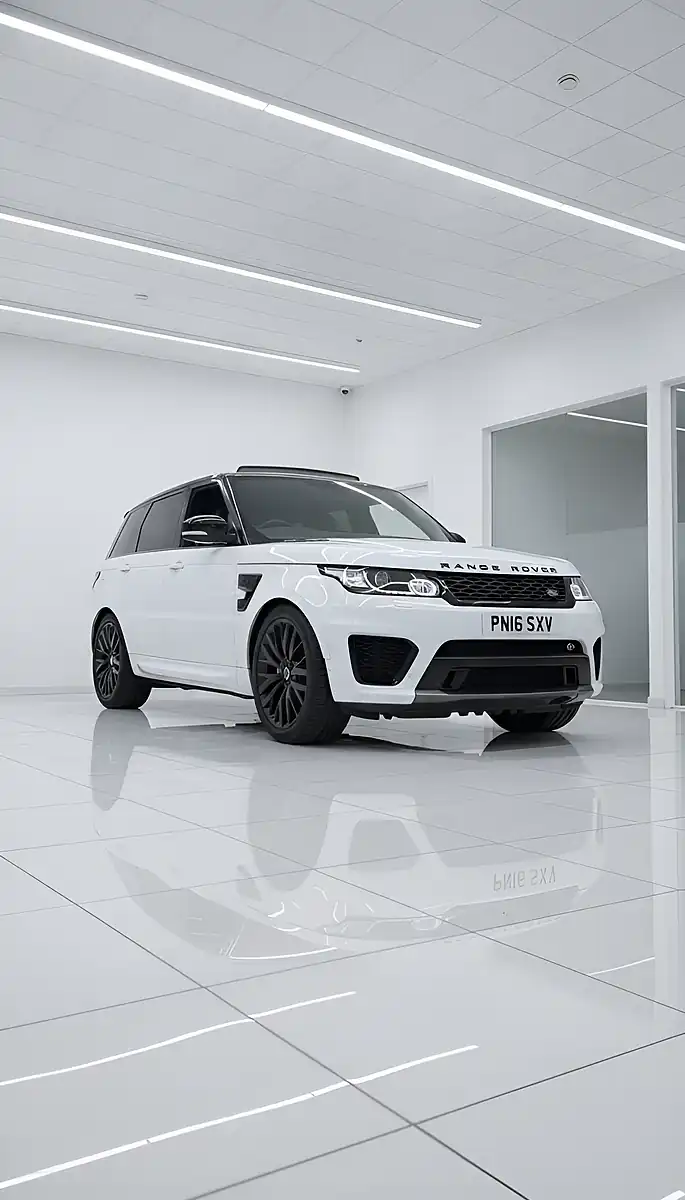 Used 2016 Land Rover Range Rover Sport Svr White - Interior and Exterior details 13