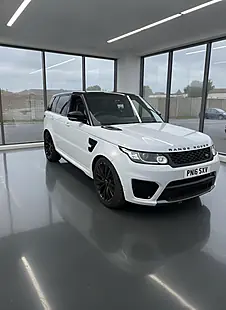 Used 2016 Land Rover Range Rover Sport Svr White - Interior and Exterior details 3