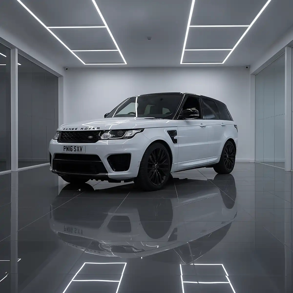Used 2016 Land Rover Range Rover Sport Svr White - Interior and Exterior details 5