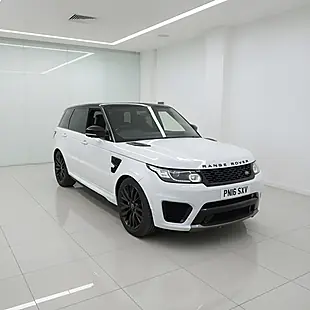 Used 2016 Land Rover Range Rover Sport Svr White - Interior and Exterior details 8