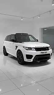 Used 2016 Land Rover Range Rover Sport Svr White - Interior and Exterior details 9