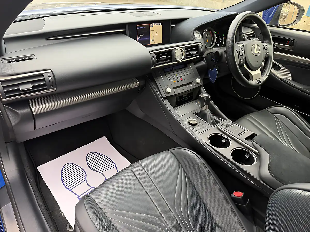 Used 2016 Lexus Rc F F Blue Metallic - Interior and Exterior details 10