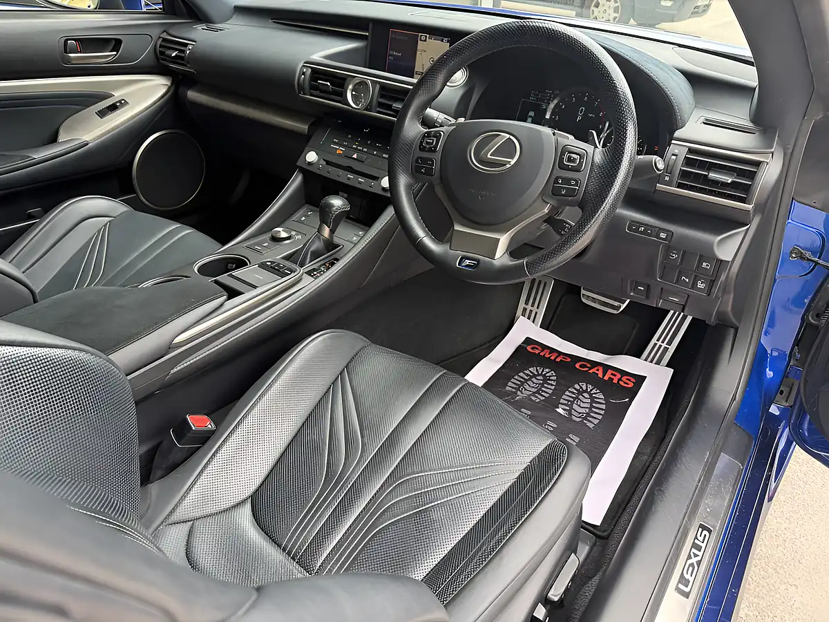 Used 2016 Lexus Rc F Metallic Blue - Interior and Exterior details 11