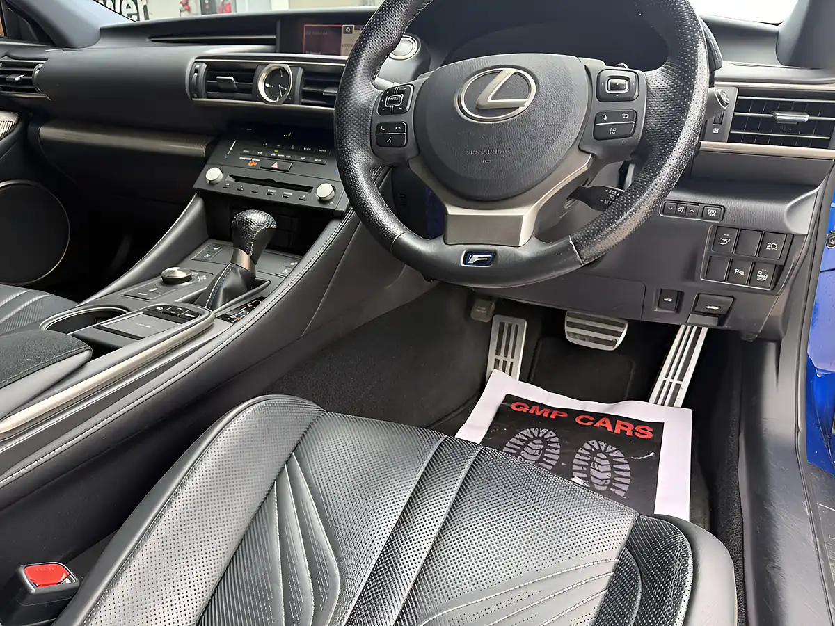 Used 2016 Lexus Rc F Metallic Blue - Interior and Exterior details 13