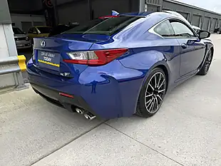 Used 2016 Lexus Rc F Metallic Blue - Interior and Exterior details 4