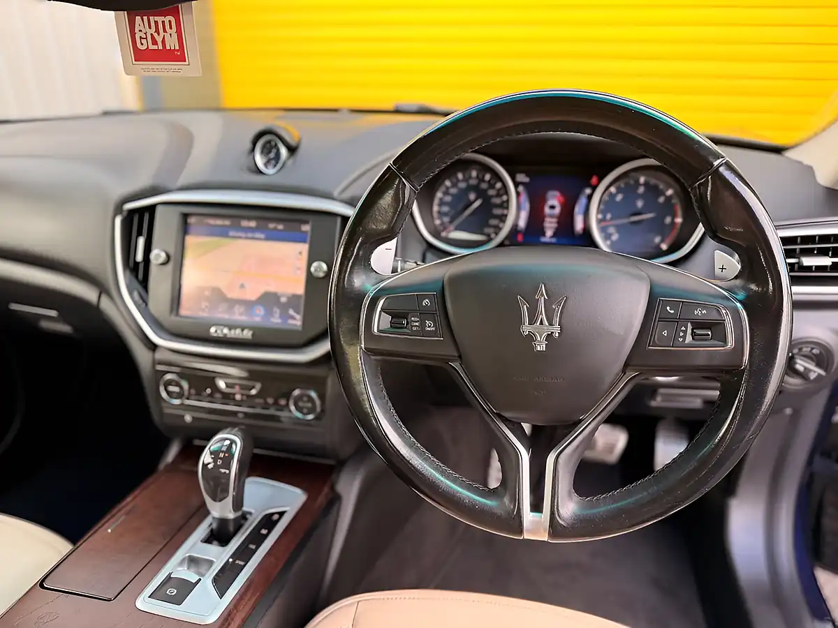 Used 2016 Maserati Ghibli Blue - Interior and Exterior details 2