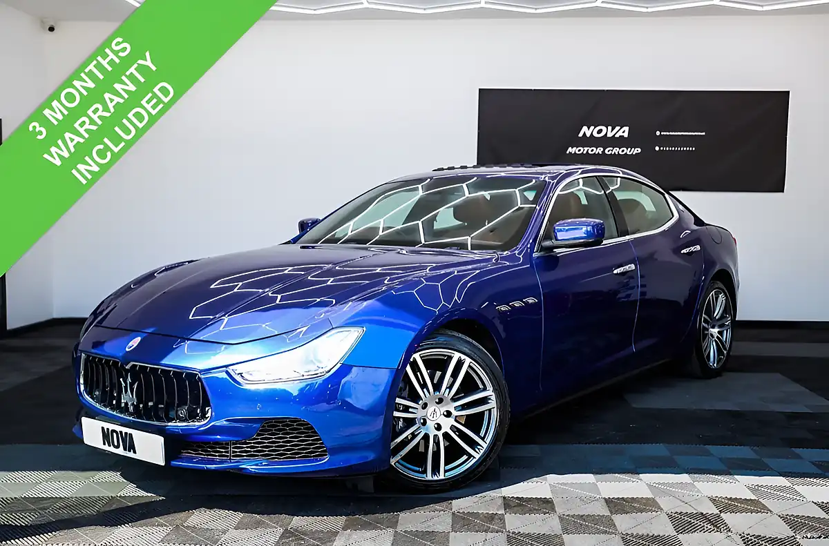Used 2016 Maserati Ghibli Saloon Blue - Interior and Exterior details 2