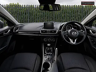 Used 2016 Mazda 3 Se White - Interior and Exterior details 12