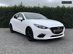 Used 2016 Mazda 3 Se White - Interior and Exterior details 9