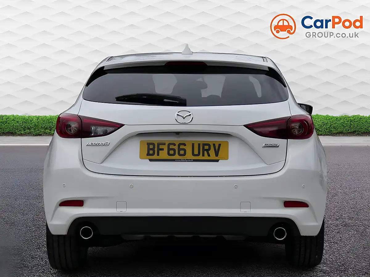 Used 2016 Mazda 3 Sport Nav White - Interior and Exterior details 14