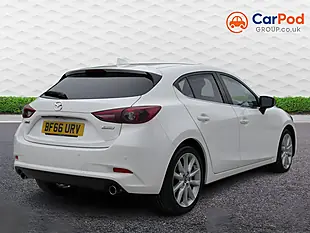 Used 2016 Mazda 3 Sport Nav White - Interior and Exterior details 4