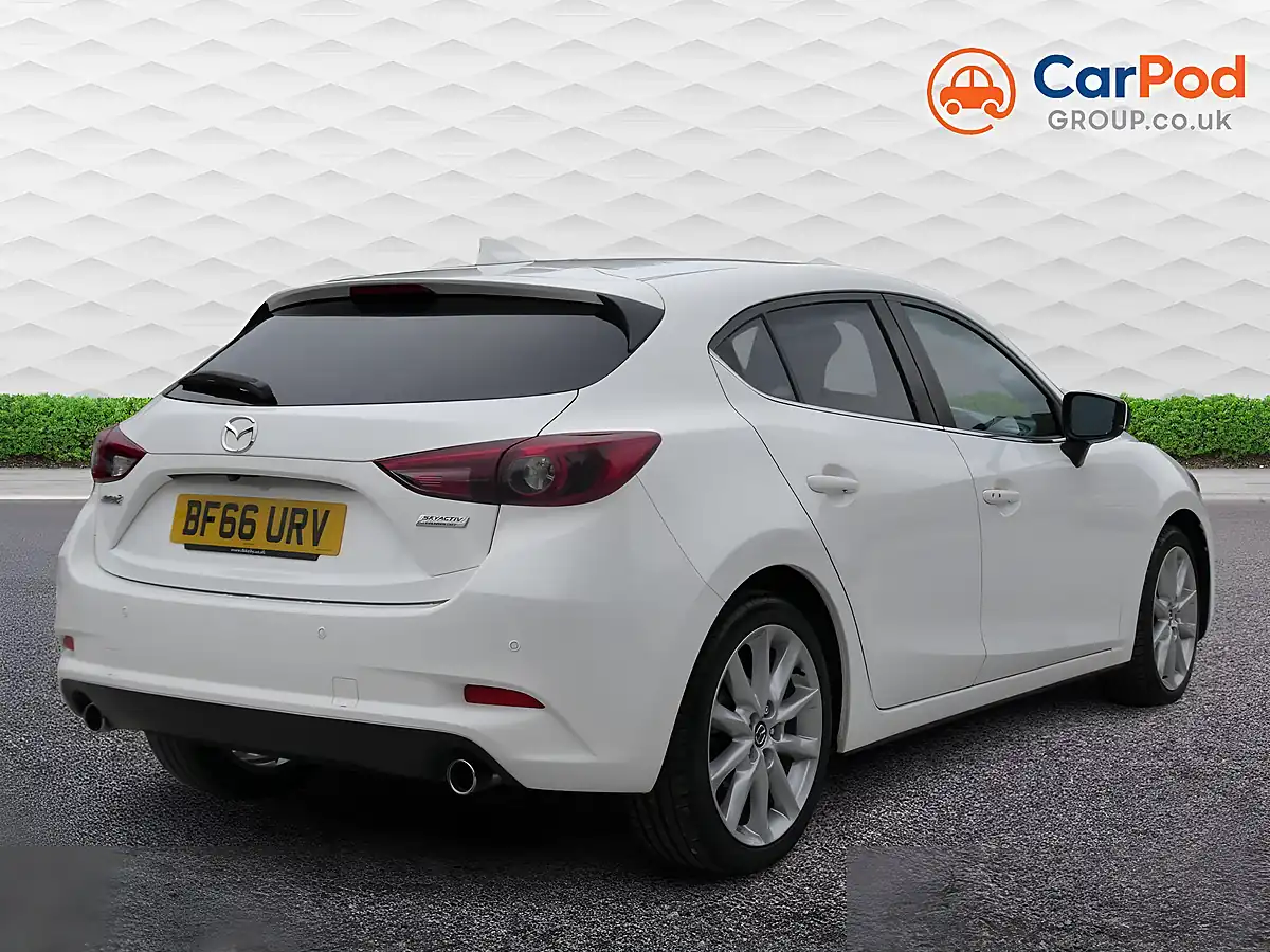 Used 2016 Mazda 3 Sport Nav White - Interior and Exterior details 4