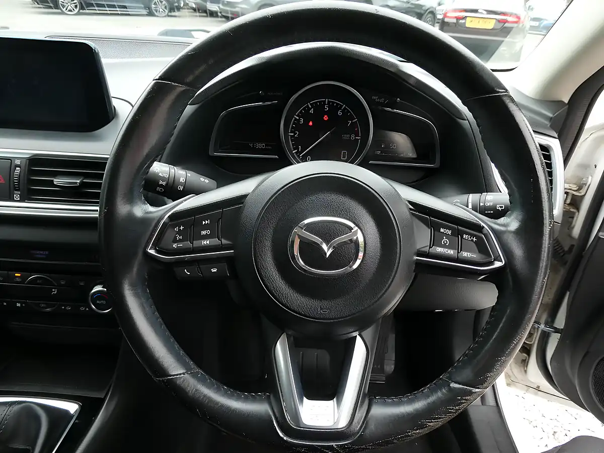 Used 2016 Mazda 3 Sport Nav White - Interior and Exterior details 7